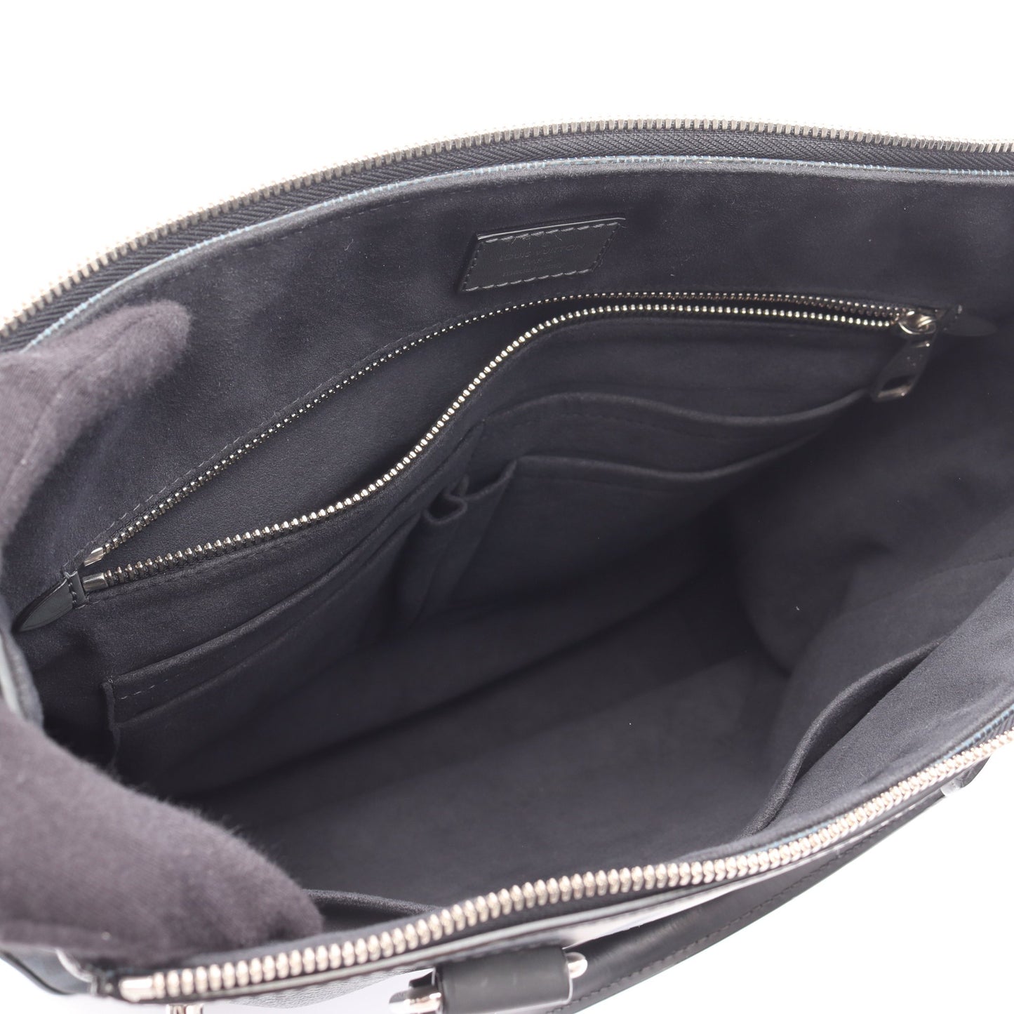 グリニッジ ダミエコバルト ハンドバッグ トートバッグ PVC レザー ブラック ブルー 2WAY ルイヴィトン バッグ LOUIS VUITTON