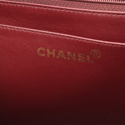 デカマトラッセ 30 シングルフラップ Wチェーンショルダーバッグ ラムスキン ブラック ゴールド金具 シャネル バッグ CHANEL
