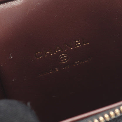 マトラッセ バニティバッグ チェーンショルダーバッグ キャビアスキン ブラック ゴールド金具 シャネル バッグ CHANEL