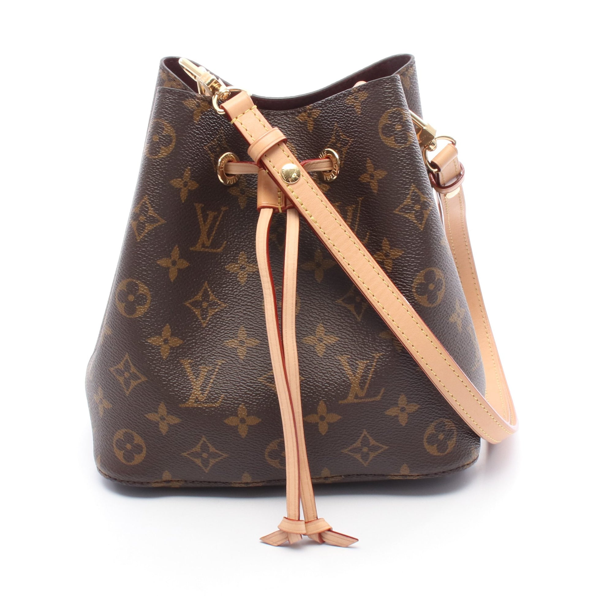 ネオノエBB モノグラム ハンドバッグ PVC レザー ブラウン ルイヴィトン バッグ LOUIS VUITTON