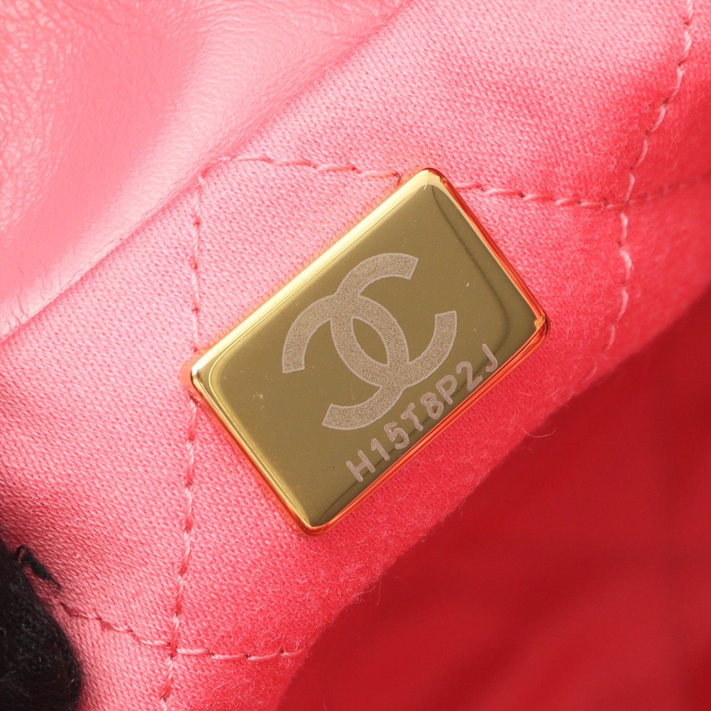CHANEL 22 ミニ チェーンショルダーバッグ レザー ピンク ゴールド金具 2WAY シャネル バッグ CHANEL