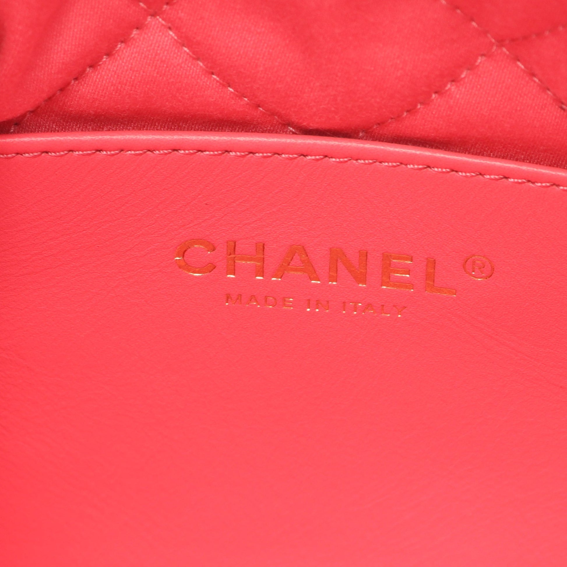 CHANEL 22 ミニ チェーンショルダーバッグ レザー ピンク ゴールド金具 2WAY シャネル バッグ CHANEL