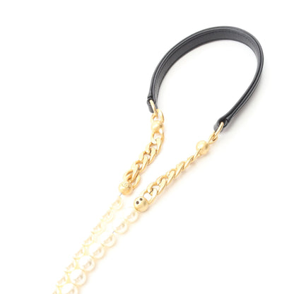 マトラッセ チェーンショルダーバッグ ラムスキン ブラック ゴールド金具 巾着 シャネル バッグ CHANEL