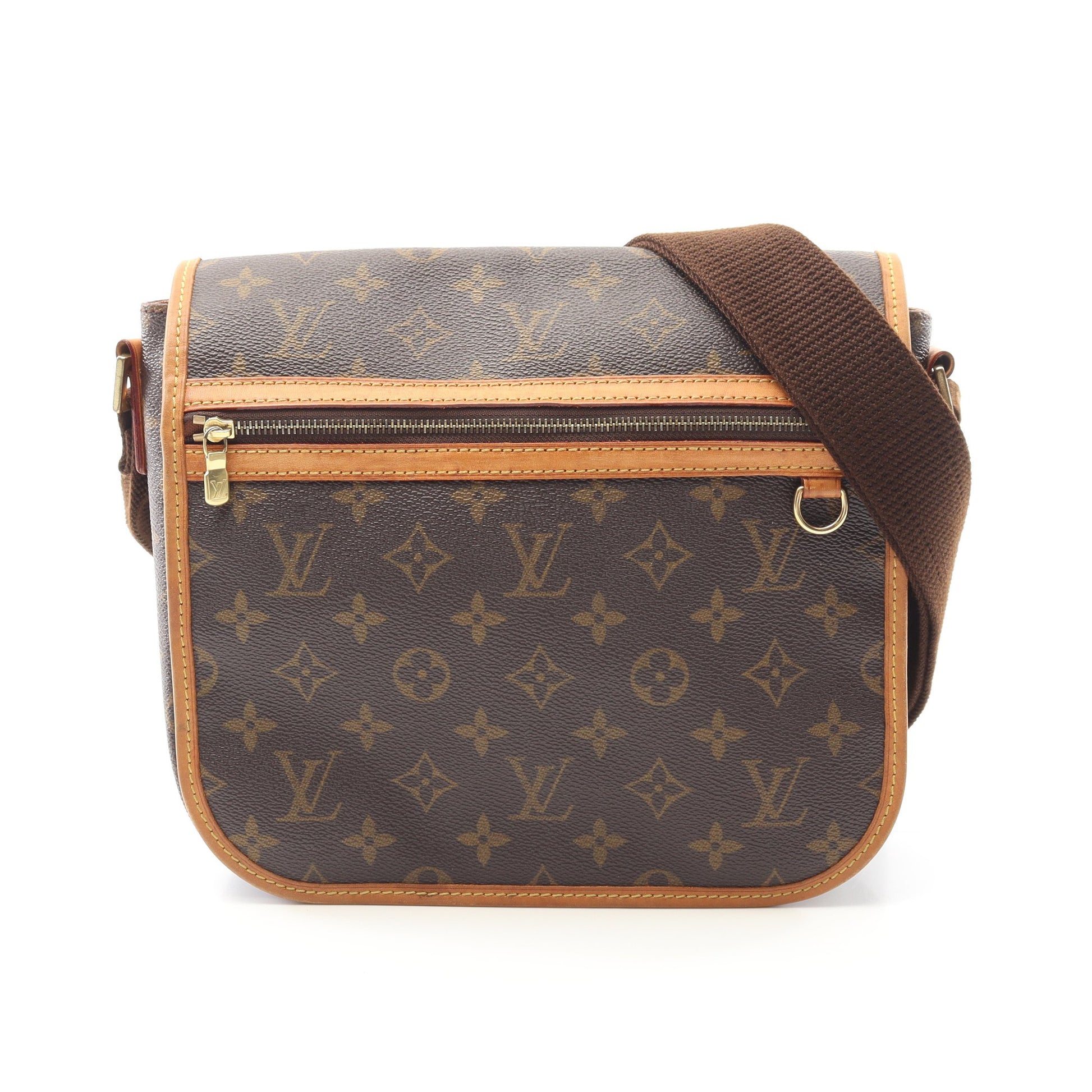 メッセンジャーPM ボスフォール モノグラム ショルダーバッグ PVC レザー ブラウン ルイヴィトン バッグ LOUIS VUITTON