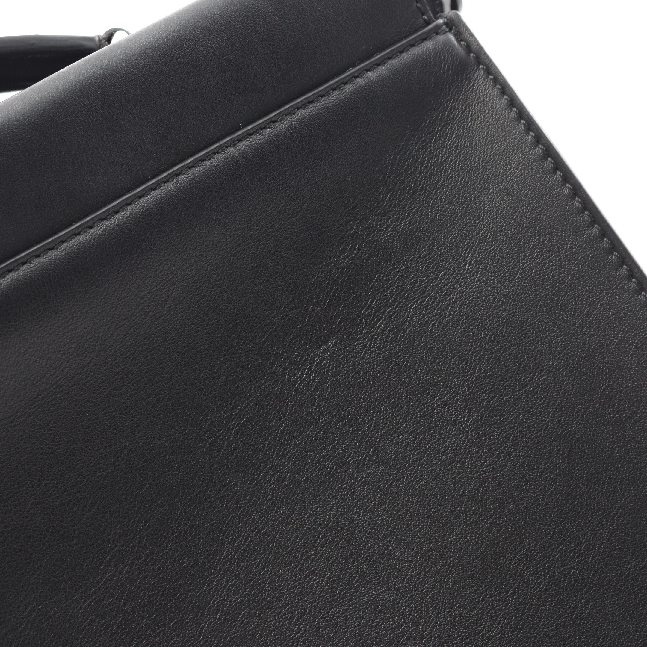 FENDI ビジネスバッグ ブラック レザー2way