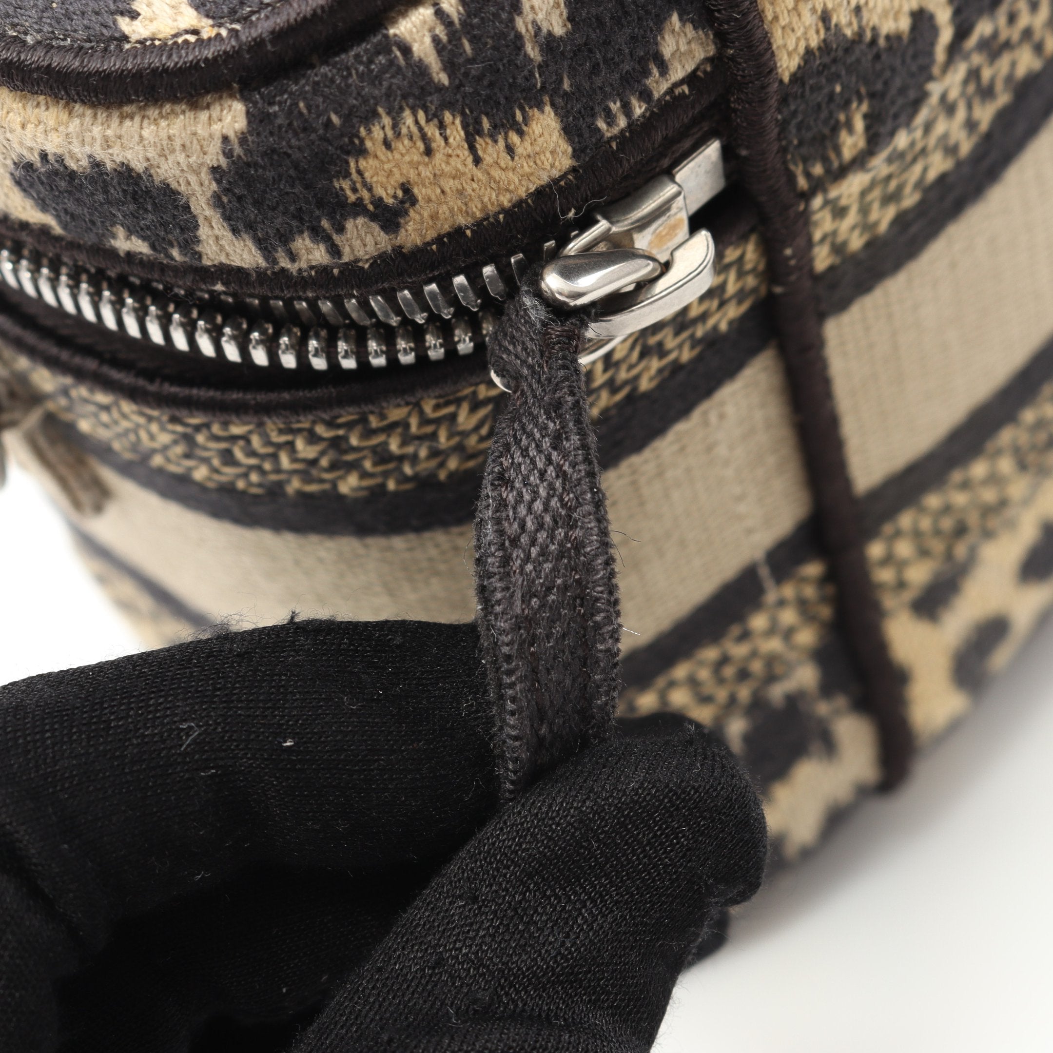 DIORTRAVEL スモール ヴァニティ バニティバッグ キャンバス ベージュ