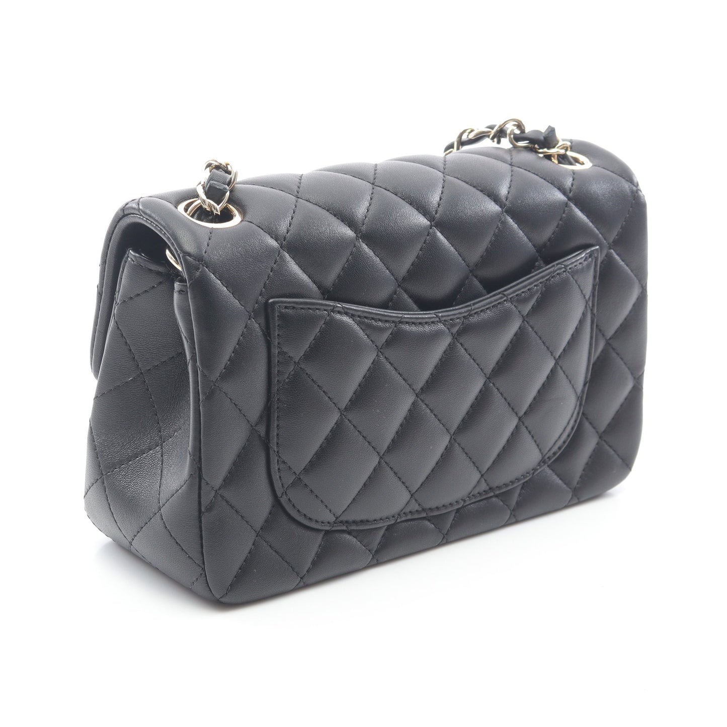 ミニマトラッセ20 チェーンショルダーバッグ ラムスキン ブラック ゴールド金具 シャネル バッグ CHANEL