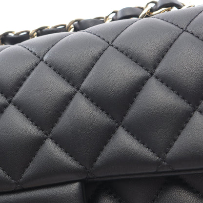 ミニマトラッセ20 チェーンショルダーバッグ ラムスキン ブラック ゴールド金具 シャネル バッグ CHANEL
