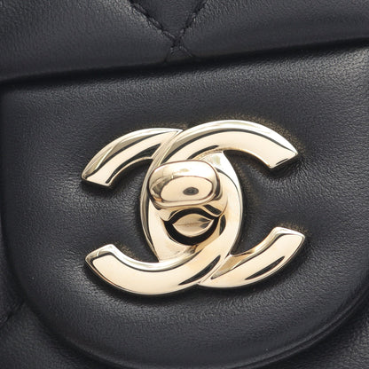 ミニマトラッセ20 チェーンショルダーバッグ ラムスキン ブラック ゴールド金具 シャネル バッグ CHANEL