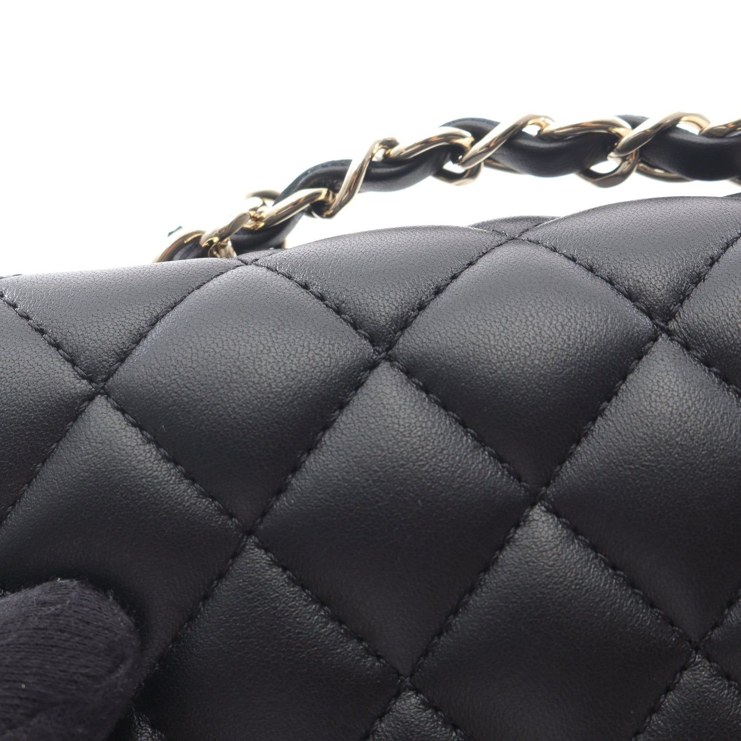 ミニマトラッセ20 チェーンショルダーバッグ ラムスキン ブラック ゴールド金具 シャネル バッグ CHANEL