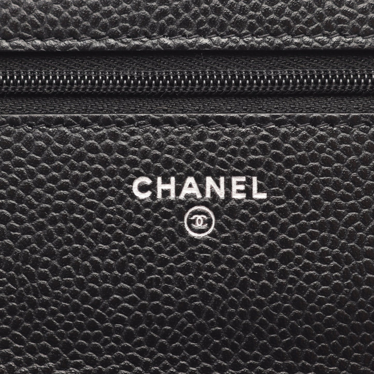 マトラッセ チェーンウォレット キャビアスキン ブラック シルバー金具 シャネル バッグ CHANEL