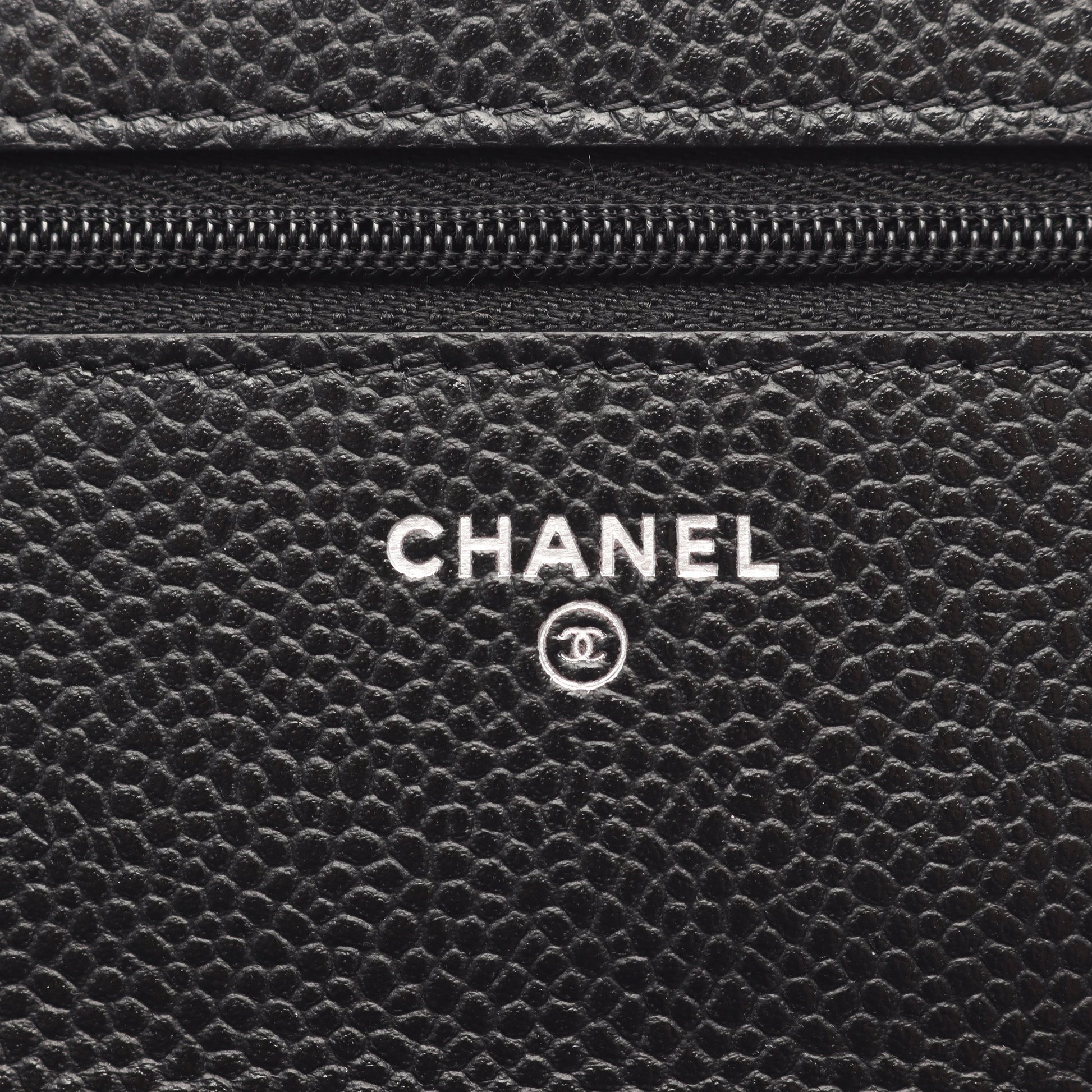 マトラッセ チェーンウォレット キャビアスキン ブラック シルバー金具 シャネル バッグ CHANEL