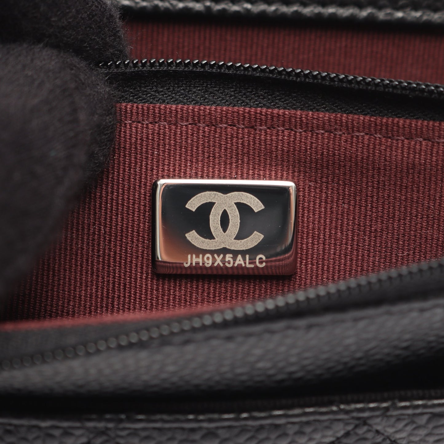 マトラッセ チェーンウォレット キャビアスキン ブラック シルバー金具 シャネル バッグ CHANEL