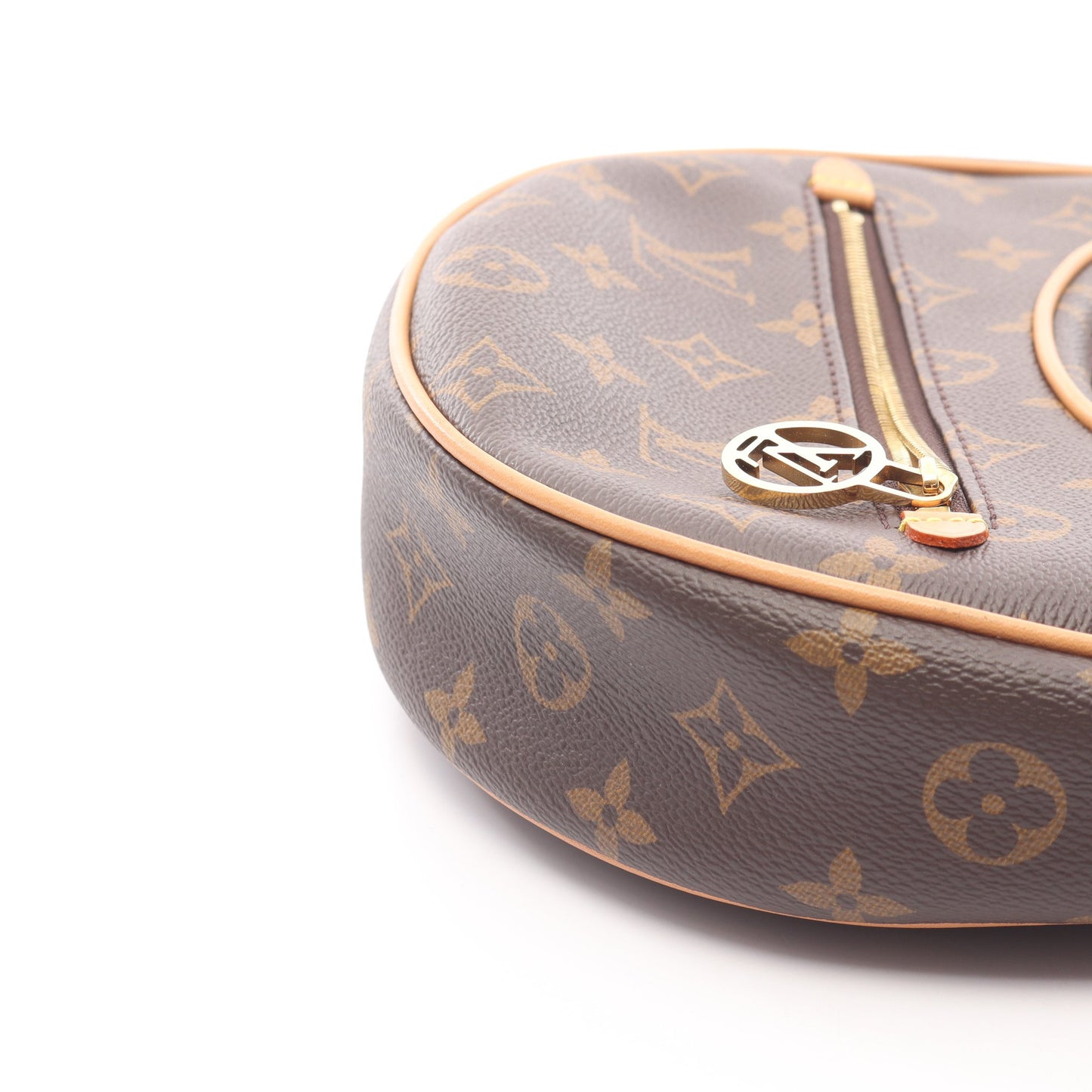 ループ モノグラム ショルダーバッグ PVC レザー ブラウン 2WAY ルイヴィトン バッグ LOUIS VUITTON