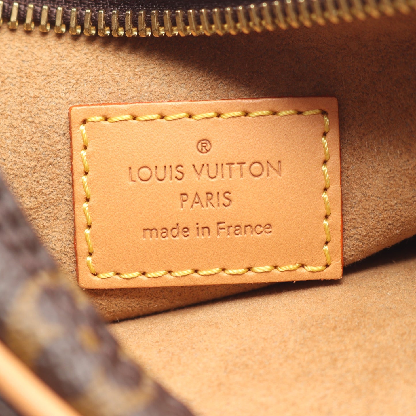 ループ モノグラム ショルダーバッグ PVC レザー ブラウン 2WAY ルイヴィトン バッグ LOUIS VUITTON