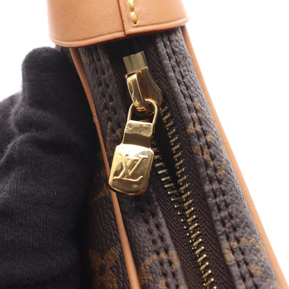 ループ モノグラム ショルダーバッグ PVC レザー ブラウン 2WAY ルイヴィトン バッグ LOUIS VUITTON