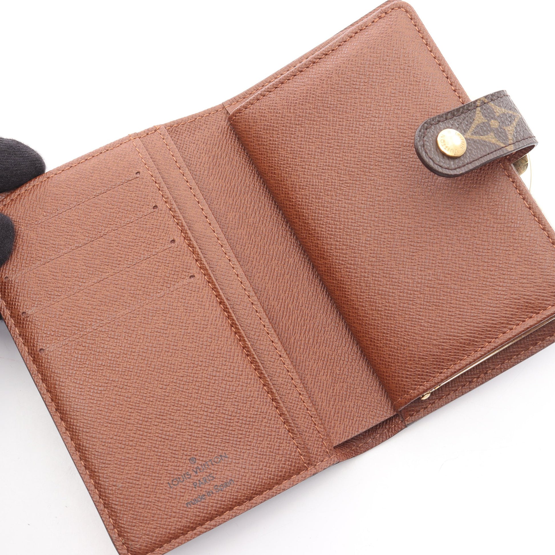 ポルトフォイユ ヴィエノワ モノグラム 二つ折り財布 PVC レザー  