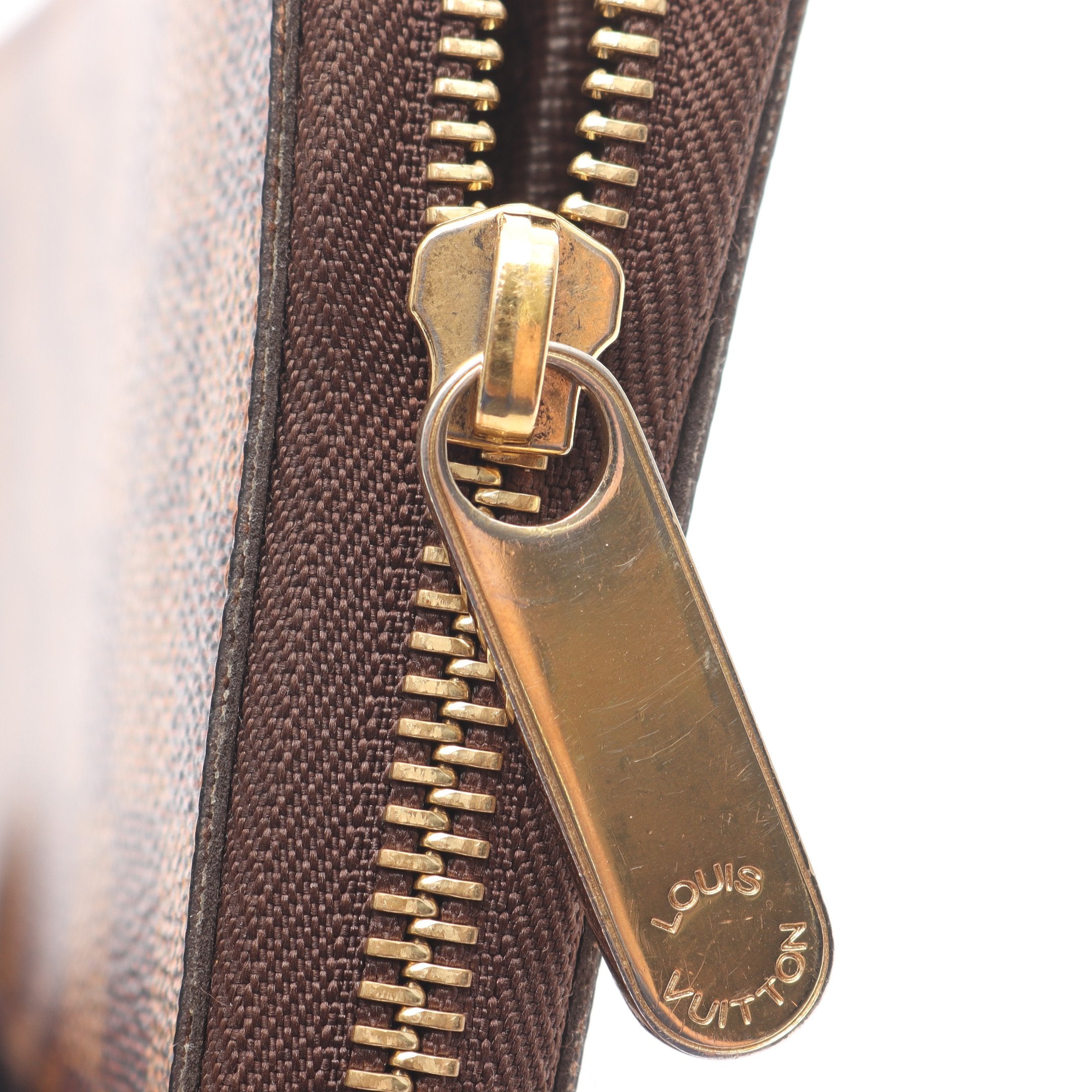 ルイヴィトン LOUIS VUITTON 長財布 ダミエエベヌ ジッピー