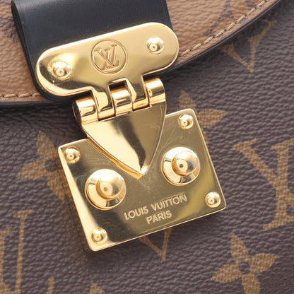 ティルシット モノグラムリバース ハンドバッグ PVC レザー ブラウン ライトブラウン ブラック 2WAY ルイヴィトン バッグ LOUIS VUITTON