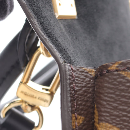 ティルシット モノグラムリバース ハンドバッグ PVC レザー ブラウン ライトブラウン ブラック 2WAY ルイヴィトン バッグ LOUIS VUITTON