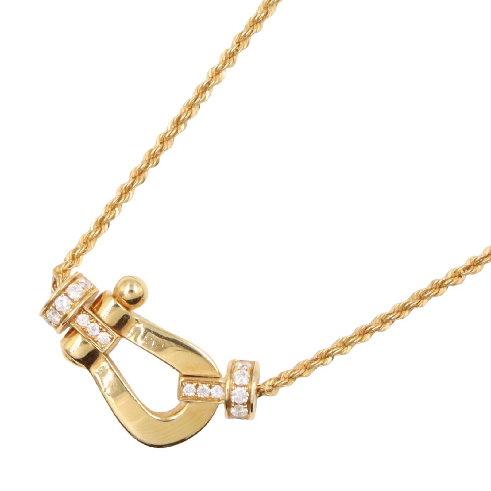フォース10 ミディアムモデル ダイヤ ネックレス ネックレス K18（イエローゴールド） ダイヤモンド クリア フレッド アクセサリー FRED