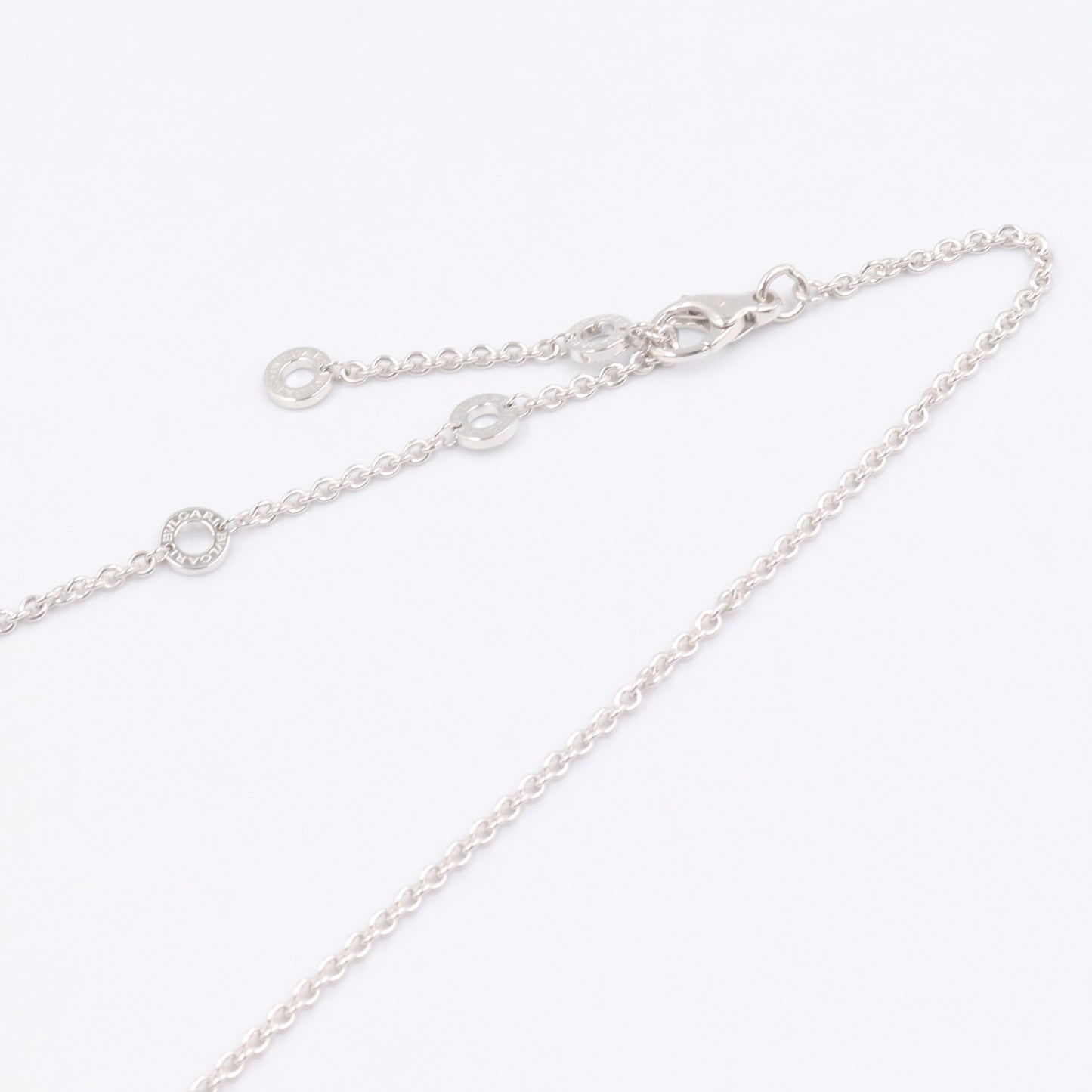 バレンテシカクテル ネックレス ブルートパーズ ネックレス K18WG（ホワイトゴールド） ダイヤモンド ブルートパーズ クリア ブルー ブルガリ アクセサリー BVLGARI