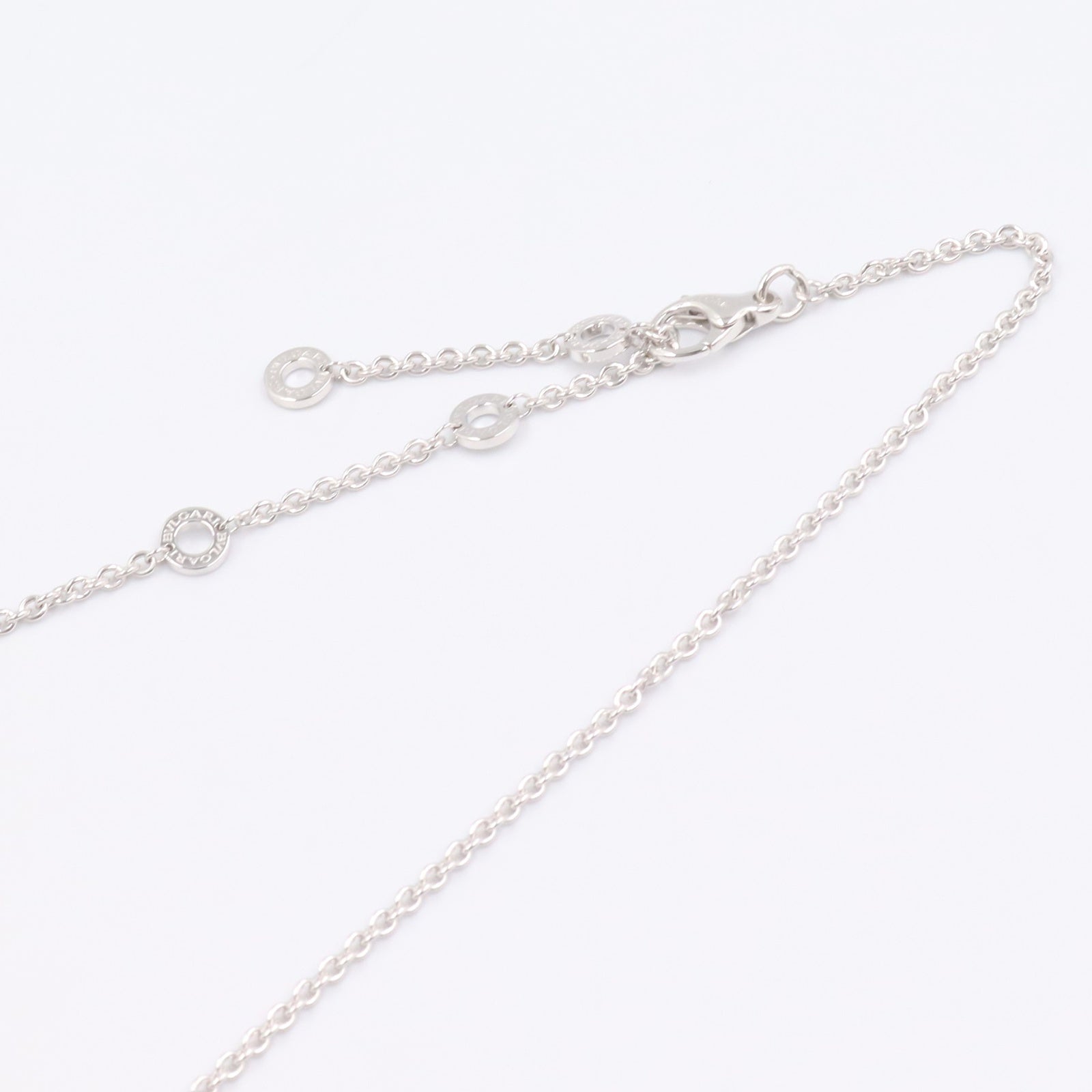 バレンテシカクテル ネックレス ブルートパーズ ネックレス K18WG（ホワイトゴールド） ダイヤモンド ブルートパーズ クリア ブルー ブルガリ アクセサリー BVLGARI