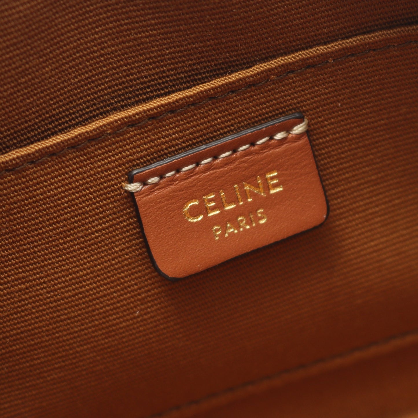 トリオンフ ワンショルダーバッグ PVC レザー ブラック ブラウン セリーヌ バッグ CELINE