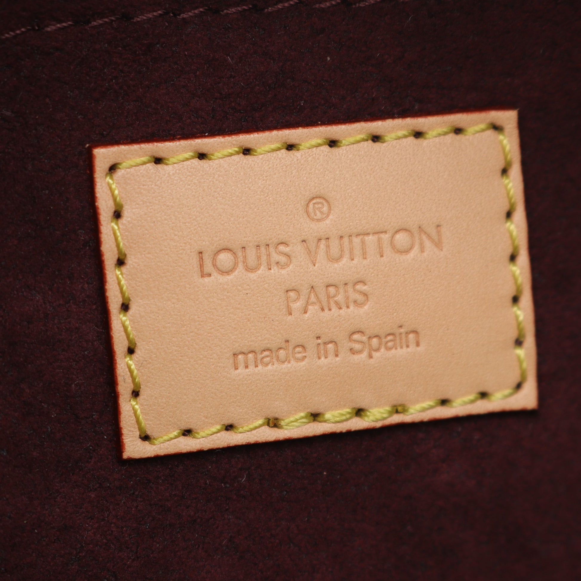 モンテーニュMM モノグラム ハンドバッグ PVC レザー ブラウン 2WAY ルイヴィトン バッグ LOUIS VUITTON