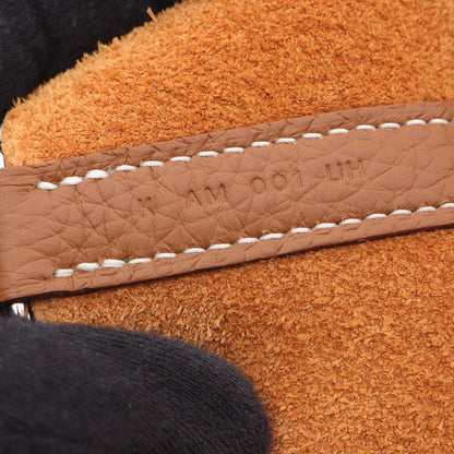 ピコタンロックMM ゴールド ハンドバッグ トリヨンクレマンス ブラウン シルバー金具 K刻印 エルメス バッグ HERMES