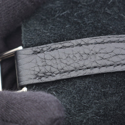ピコタンロックMM ハンドバッグ トリヨンクレマンス ブラック シルバー金具 Z刻印 エルメス バッグ HERMES