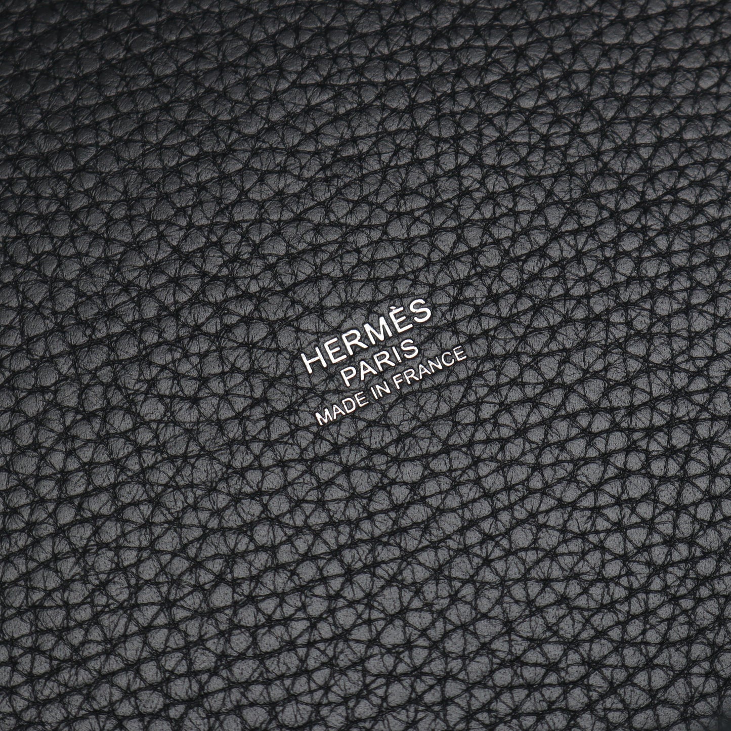 ピコタンロックMM ハンドバッグ トリヨンクレマンス ブラック シルバー金具 Z刻印 エルメス バッグ HERMES