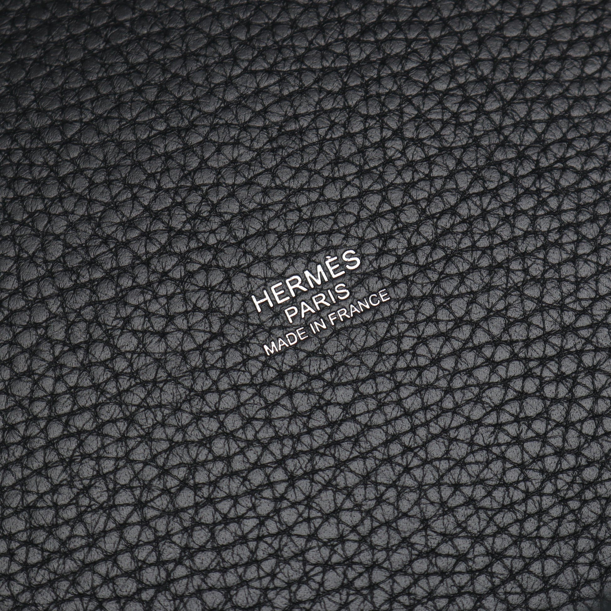 ピコタンロックMM ハンドバッグ トリヨンクレマンス ブラック シルバー金具 Z刻印 エルメス バッグ HERMES