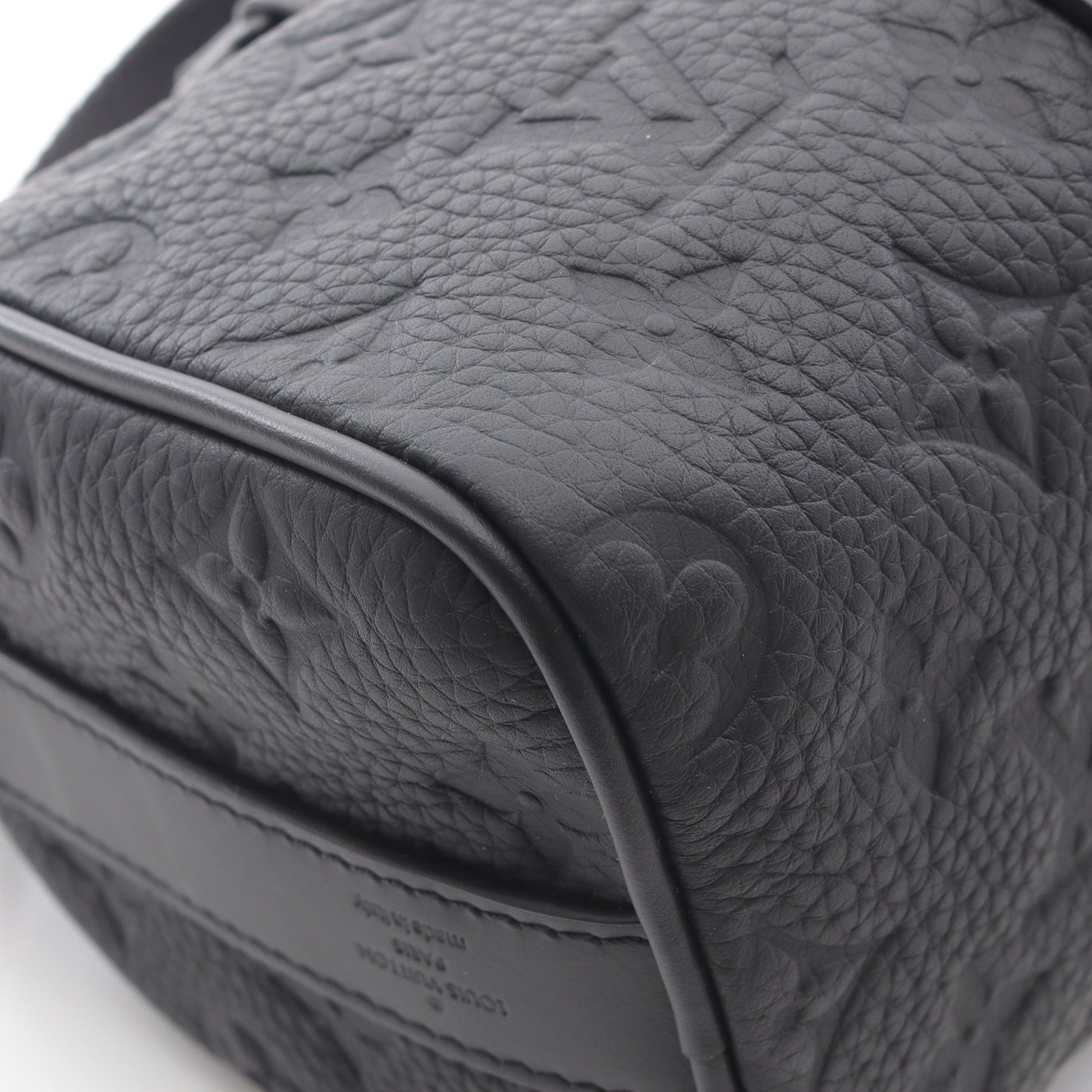 キーポル バンドリエール25 トリヨンモノグラム ノワール ハンドバッグ レザー ブラック 2WAY ルイヴィトン バッグ LOUIS VUITTON