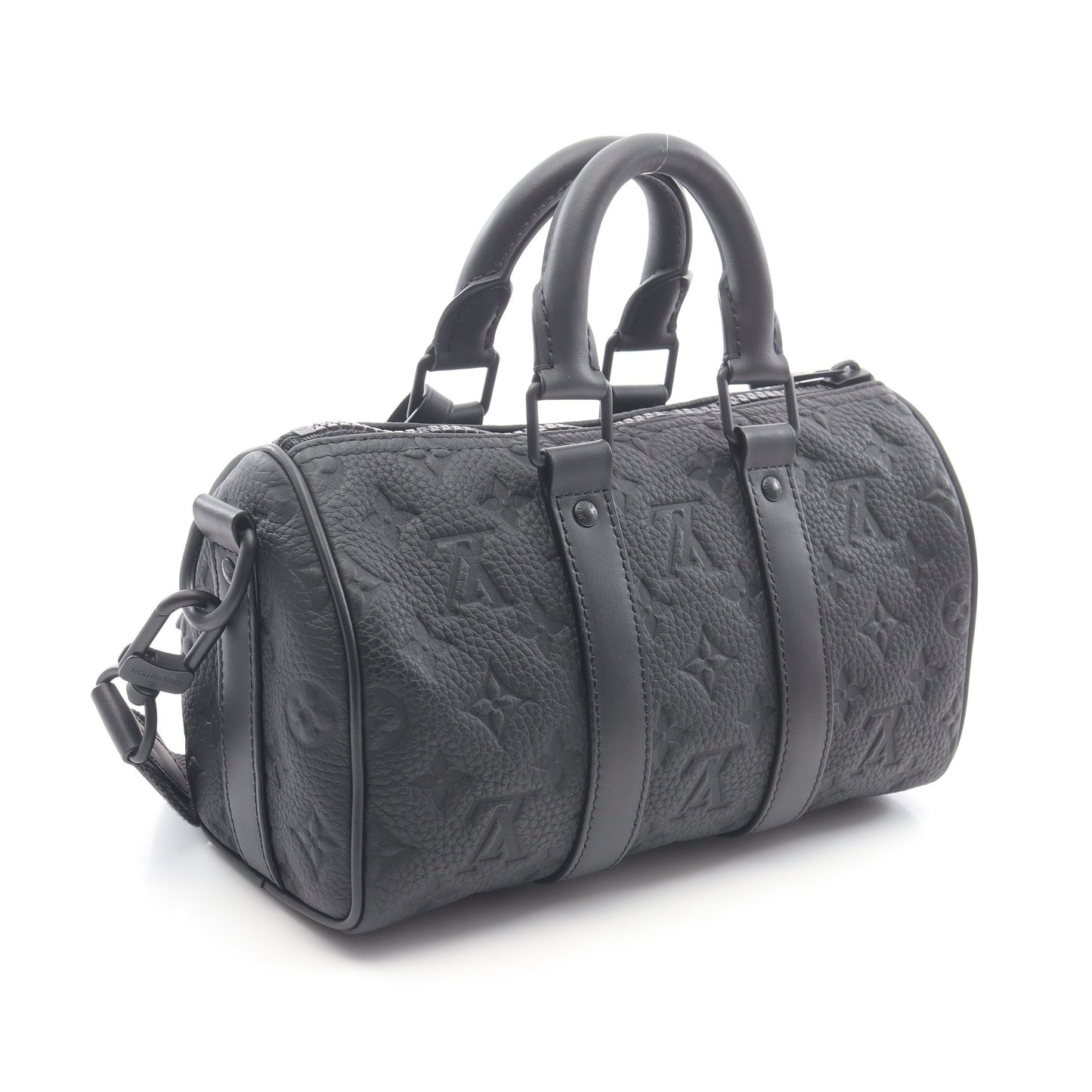 キーポル バンドリエール25 トリヨンモノグラム ノワール ハンドバッグ レザー ブラック 2WAY ルイヴィトン バッグ LOUIS VUITTON