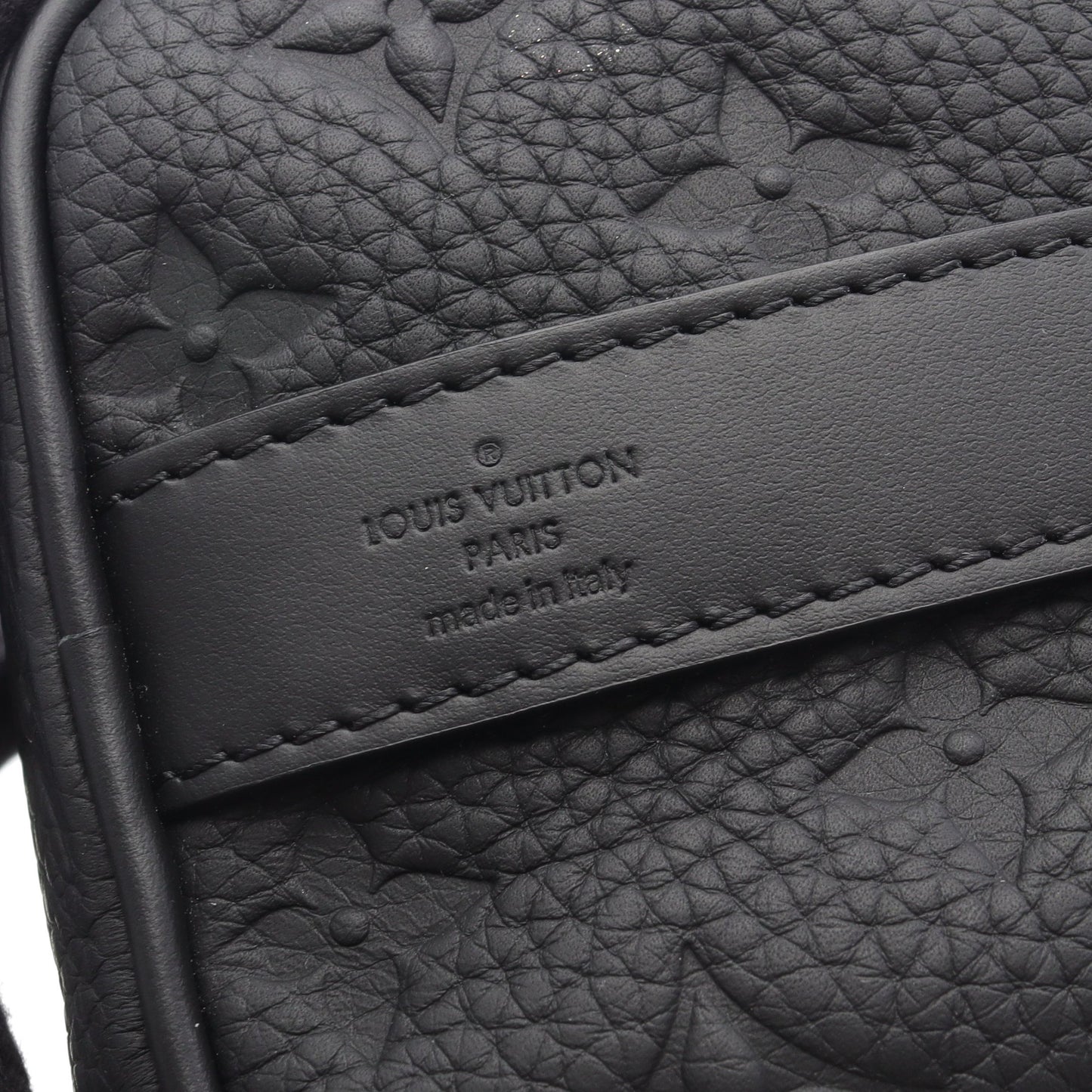 キーポル バンドリエール25 トリヨンモノグラム ノワール ハンドバッグ レザー ブラック 2WAY ルイヴィトン バッグ LOUIS VUITTON