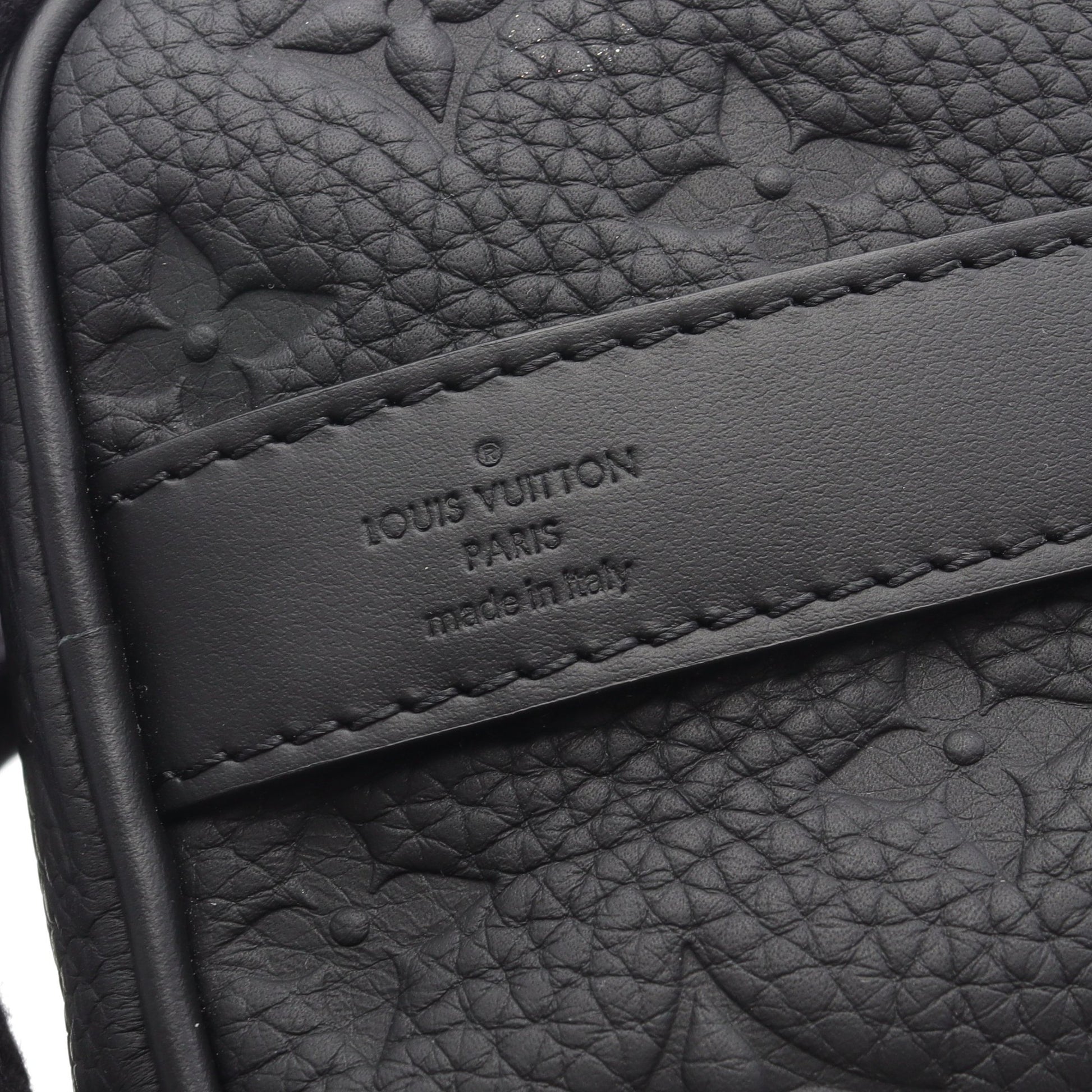 キーポル バンドリエール25 トリヨンモノグラム ノワール ハンドバッグ レザー ブラック 2WAY ルイヴィトン バッグ LOUIS VUITTON