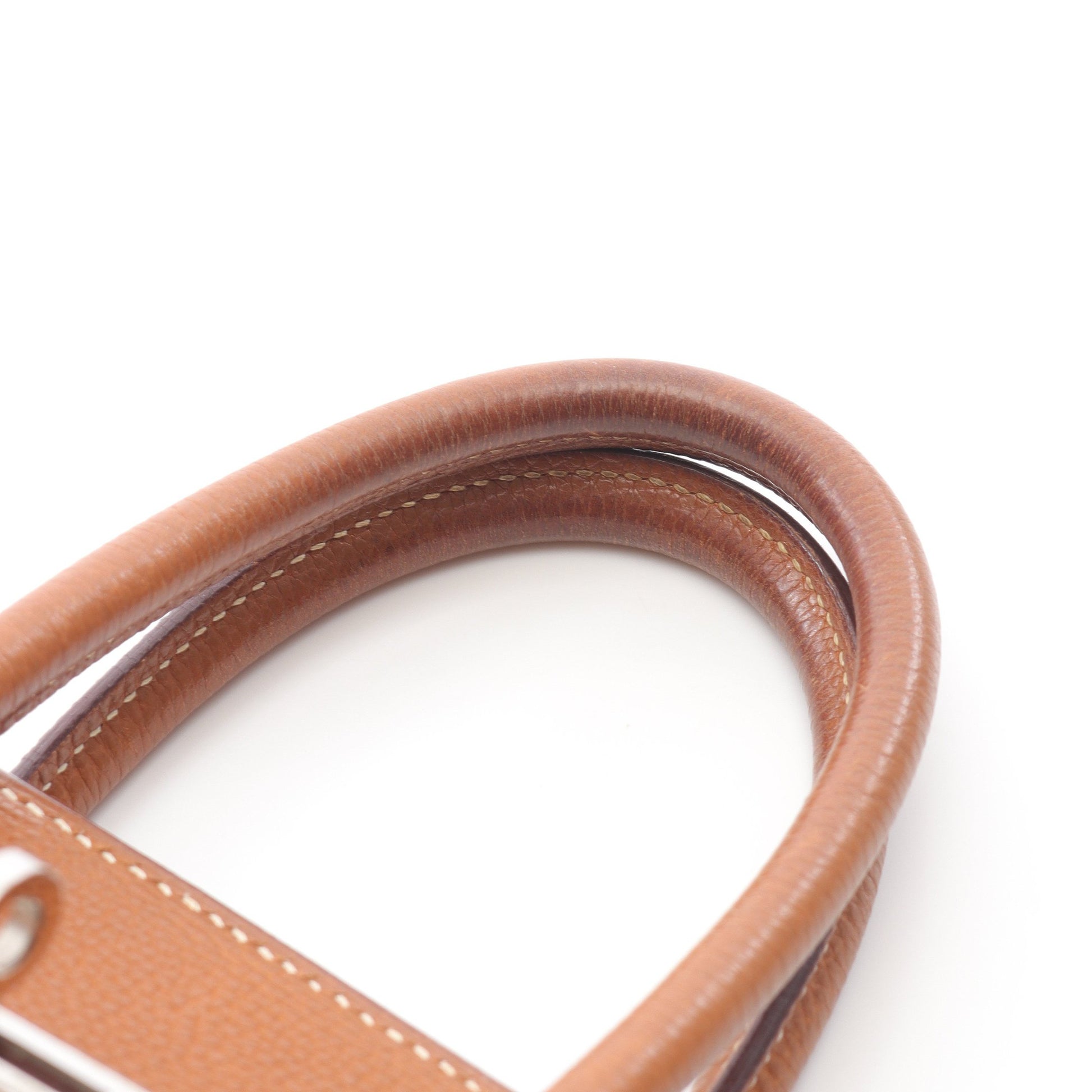 バーキン25 ゴールド ハンドバッグ トゴ ブラウン シルバー金具 □I刻印 エルメス バッグ HERMES