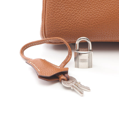 バーキン25 ゴールド ハンドバッグ トゴ ブラウン シルバー金具 □I刻印 エルメス バッグ HERMES