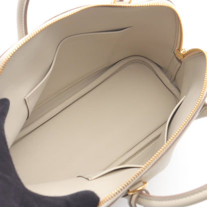 ボリード1923 25 べトン ハンドバッグ エバーカラー アイボリー ゴールド金具 2WAY B刻印 エルメス バッグ HERMES