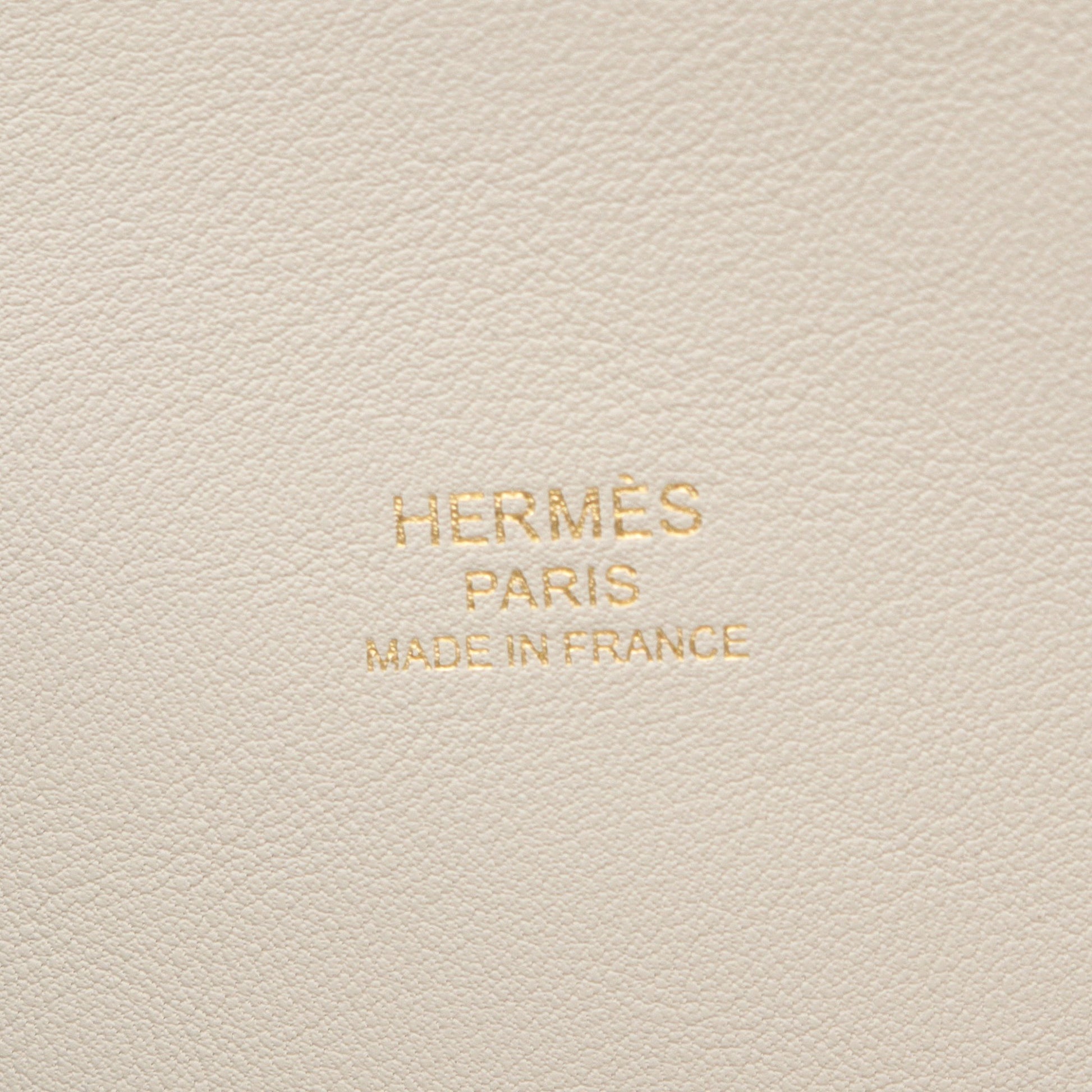 ボリード1923 25 べトン ハンドバッグ エバーカラー アイボリー ゴールド金具 2WAY B刻印 エルメス バッグ HERMES