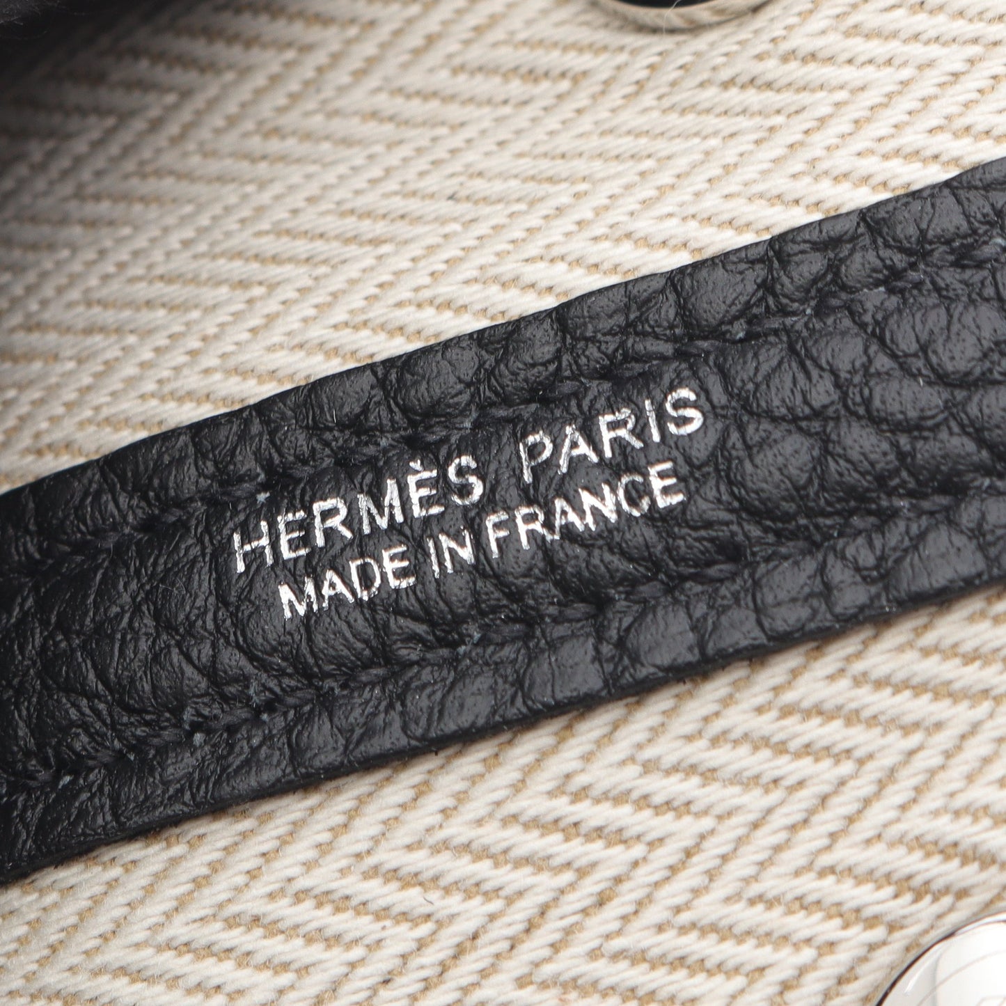 ネオガーデン23 ハンドバッグ トートバッグ ネゴンダ ブラック シルバー金具 W刻印 エルメス バッグ HERMES