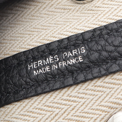 ネオガーデン23 ハンドバッグ トートバッグ ネゴンダ ブラック シルバー金具 W刻印 エルメス バッグ HERMES