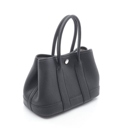 ネオガーデン23 ハンドバッグ トートバッグ ネゴンダ ブラック シルバー金具 W刻印 エルメス バッグ HERMES