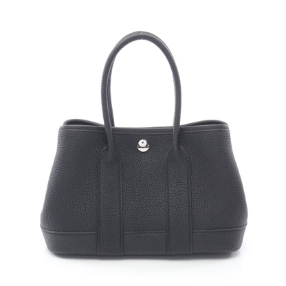 ネオガーデン23 ハンドバッグ トートバッグ ネゴンダ ブラック シルバー金具 W刻印 エルメス バッグ HERMES