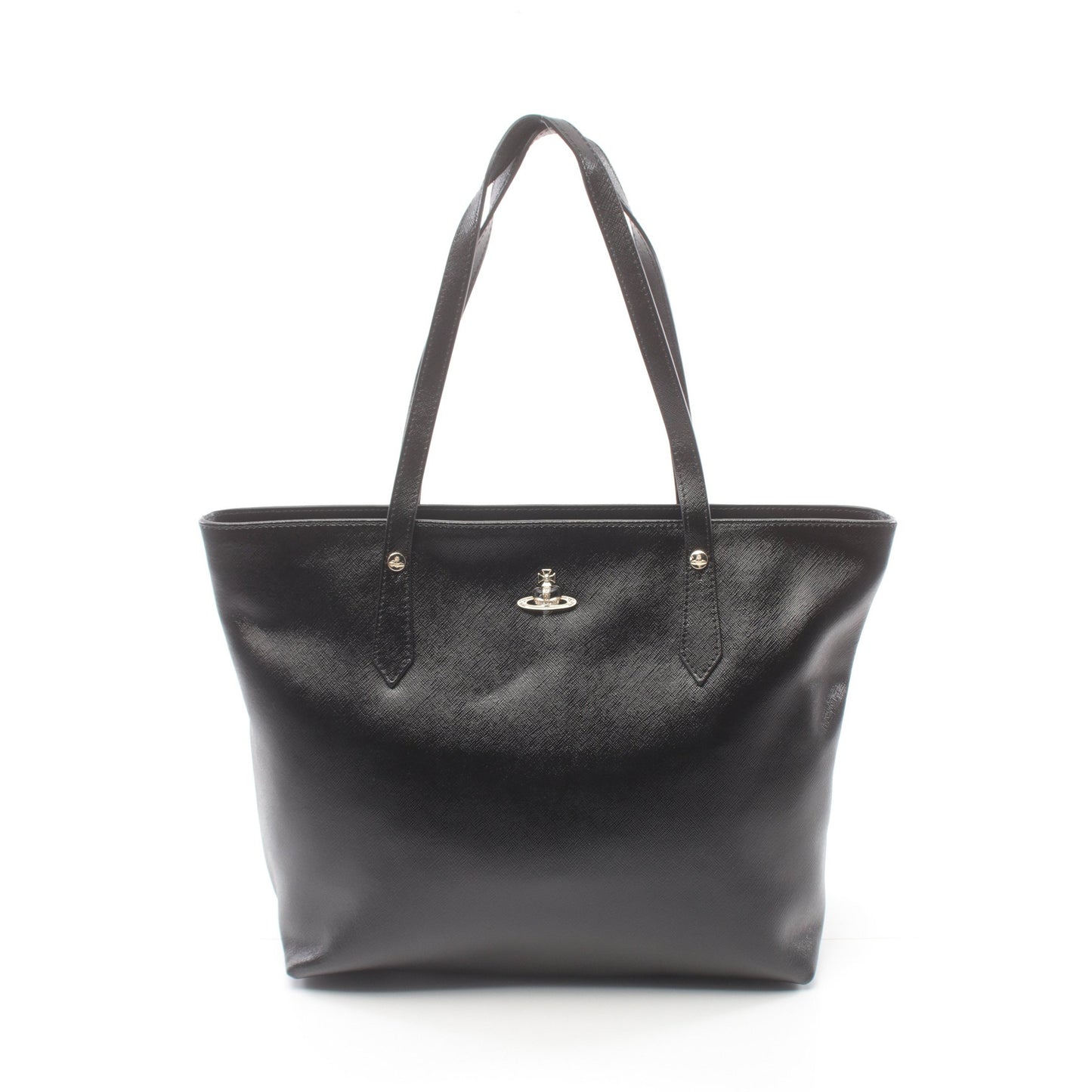 SHOPPER オーブ ショルダーバッグ トートバッグ レザー ブラック 