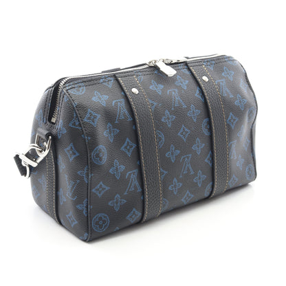 シティ キーポル モノグラムレコード ショルダーバッグ PVC レザー ブラック ルイヴィトン バッグ LOUIS VUITTON