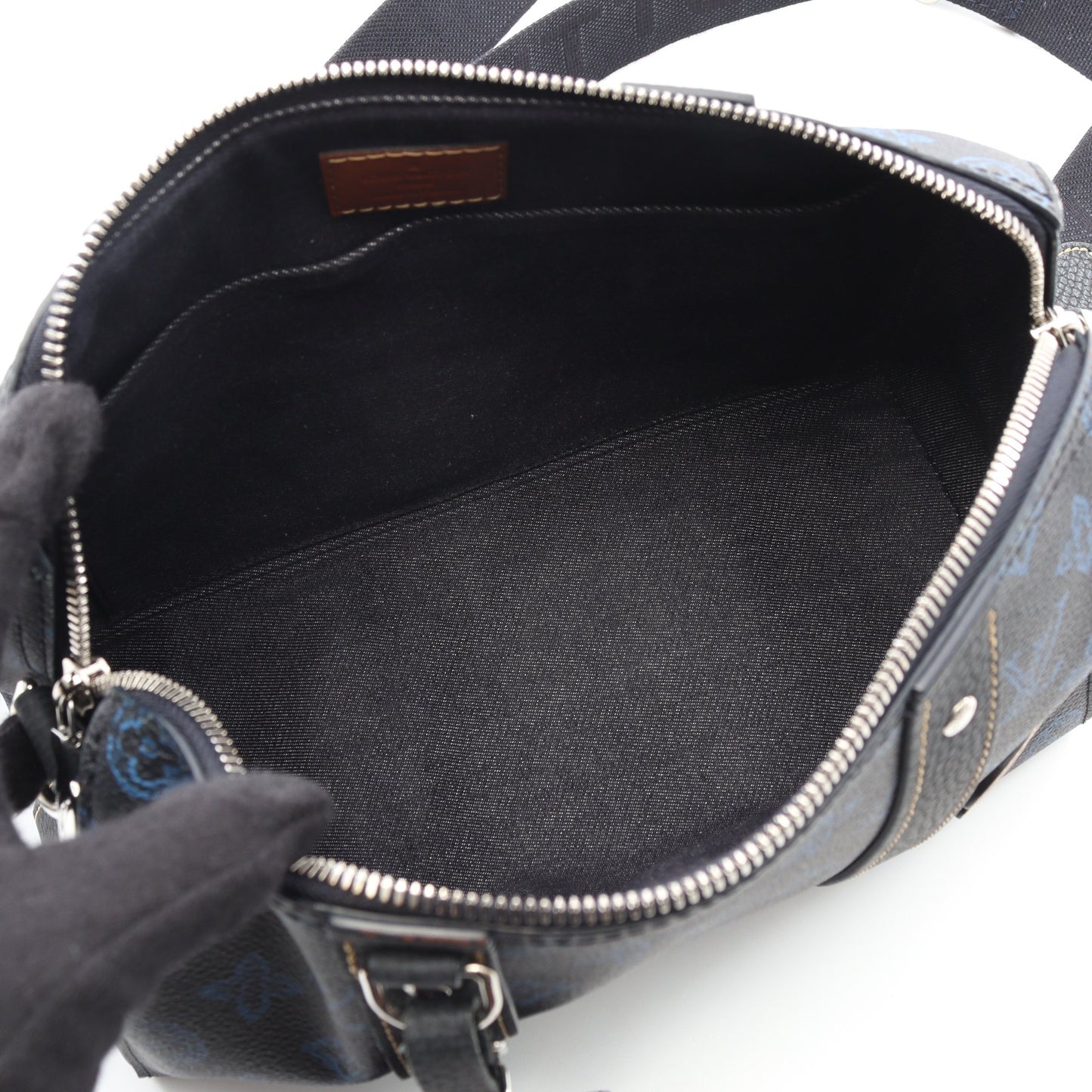 シティ キーポル モノグラムレコード ショルダーバッグ PVC レザー ブラック ルイヴィトン バッグ LOUIS VUITTON