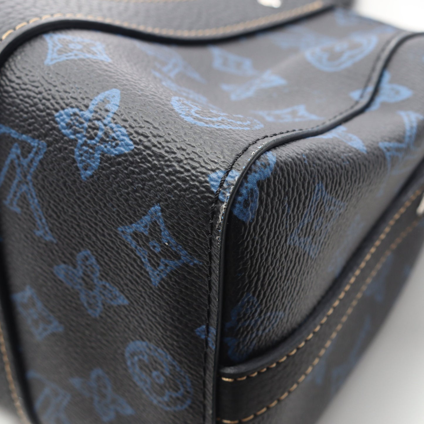 シティ キーポル モノグラムレコード ショルダーバッグ PVC レザー ブラック ルイヴィトン バッグ LOUIS VUITTON