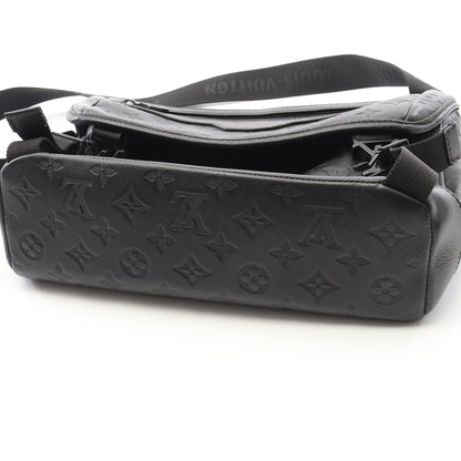 メッセンジャー ヴォワヤージュPM モノグラムシャドウ ショルダーバッグ レザー ブラック ルイヴィトン バッグ LOUIS VUITTON